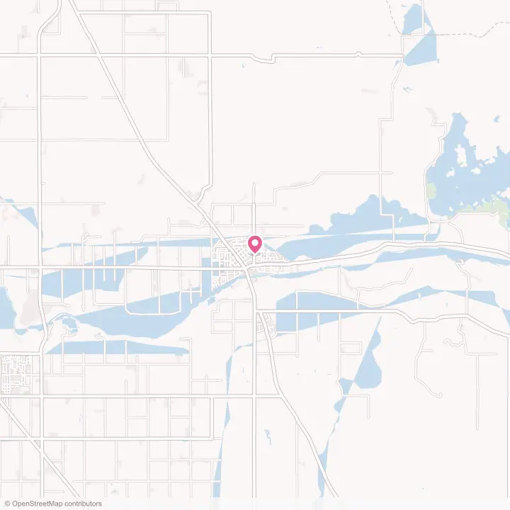 Map of the flower delivery area in Waterford, California
