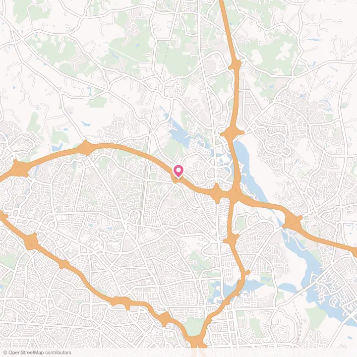 Map of the flower delivery area in Glen Allen, Virginia
