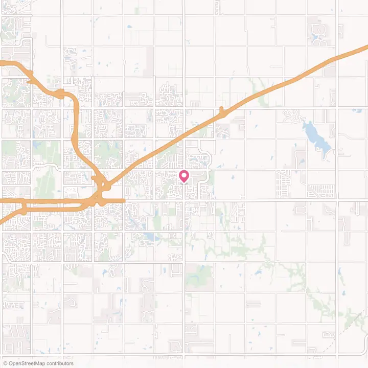 Map of the flower delivery area in Andover, Kansas