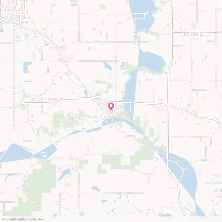 Map of the flower delivery area in Equality, Illinois