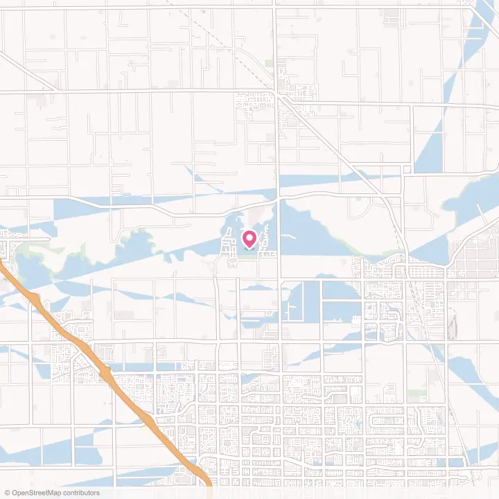 Map of the flower delivery area in Del Rio, California