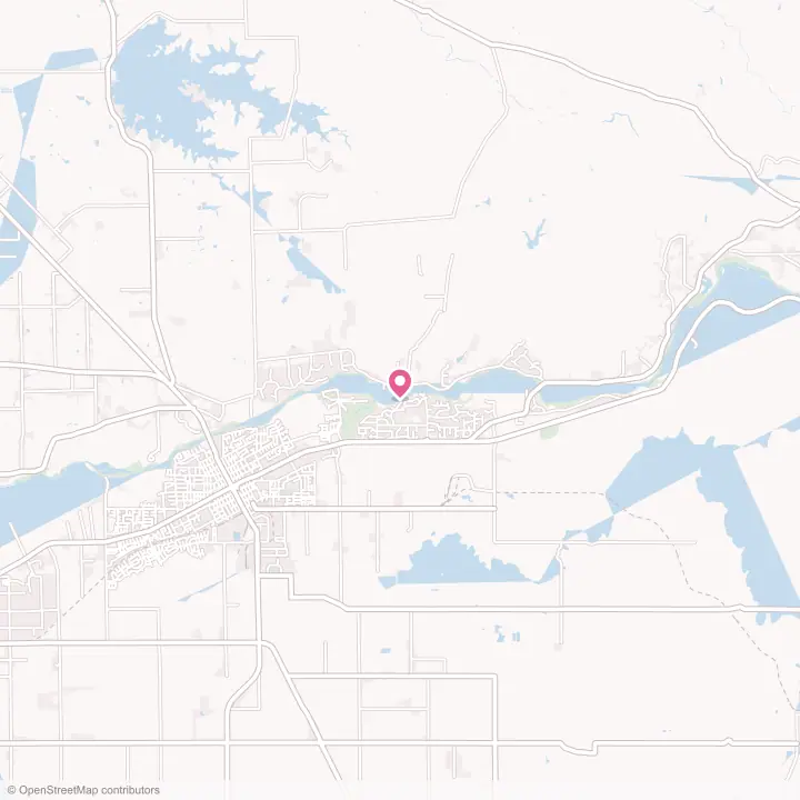 Map of the flower delivery area in East Oakdale, California