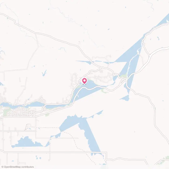 Map of the flower delivery area in Orange Blossom, California