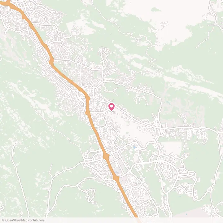 Map of the flower delivery area in Danville, California