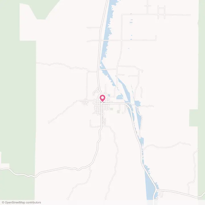 Map of the flower delivery area in Panguitch, Utah