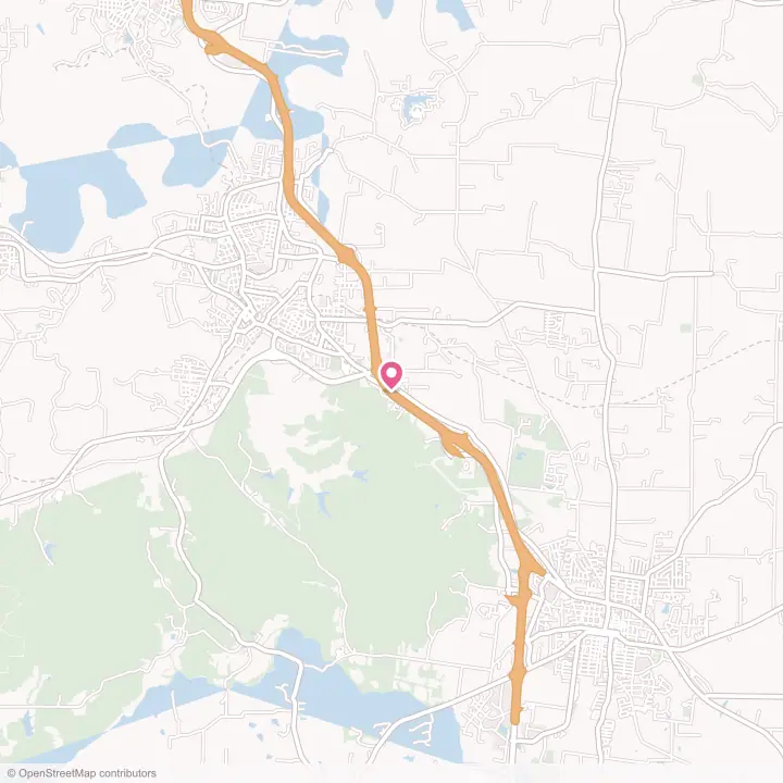 Map of the flower delivery area in Leadington, Missouri