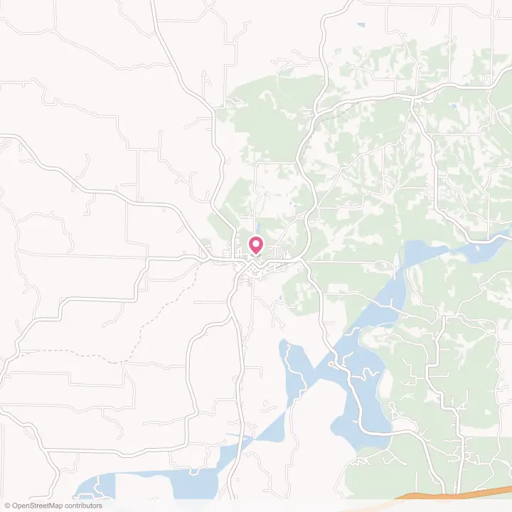 Map of the flower delivery area in Richland, Missouri