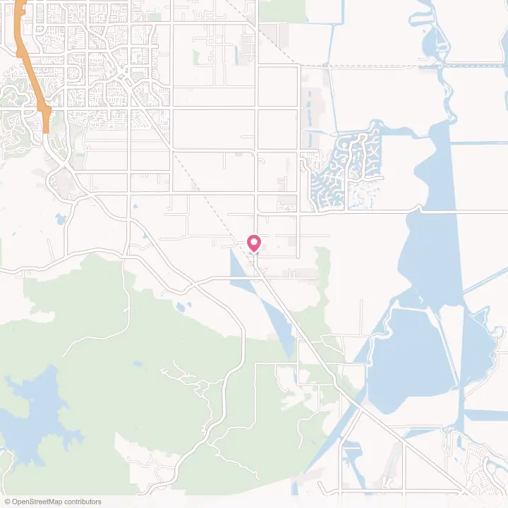 Map of the flower delivery area in Byron, California