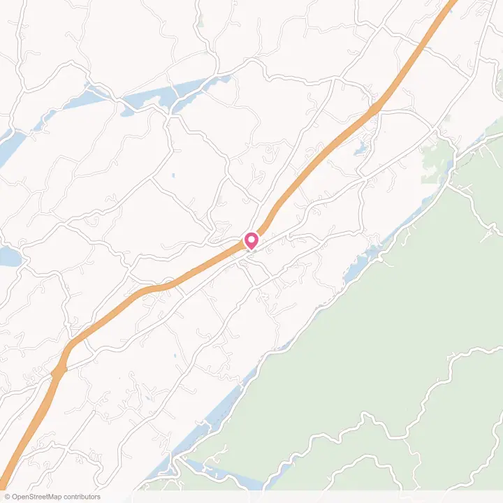 Map of the flower delivery area in Fairfield, Virginia