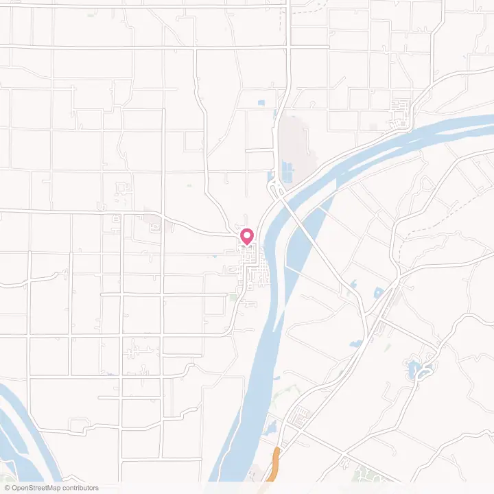 Map of the flower delivery area in Rockport, Indiana