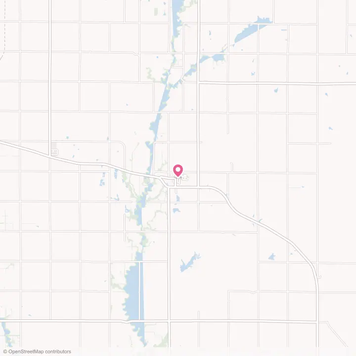 Map of the flower delivery area in Potwin, Kansas