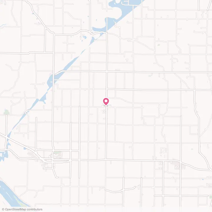 Map of the flower delivery area in Richland, Indiana