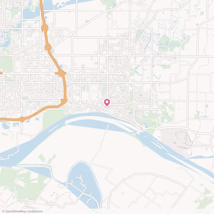Map of the flower delivery area in Newburgh, Indiana