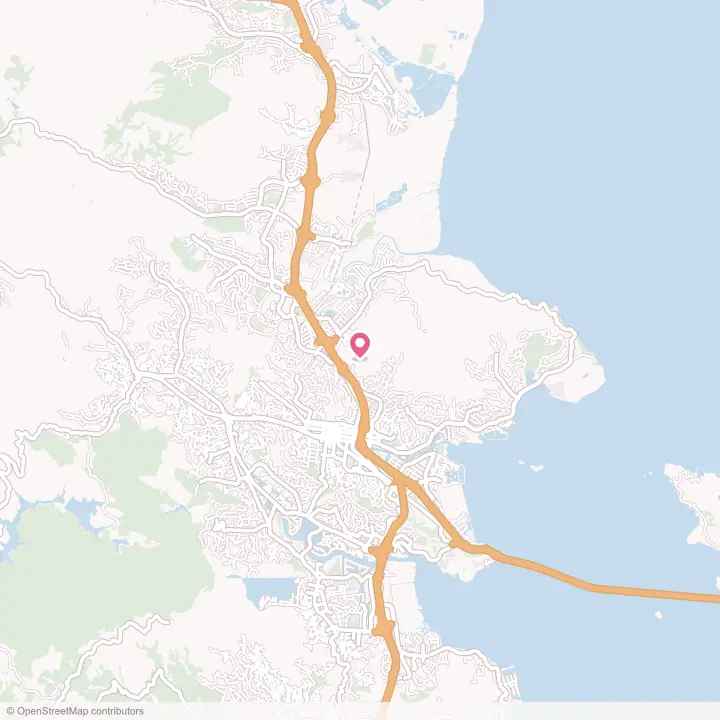 Map of the flower delivery area in San Rafael, California