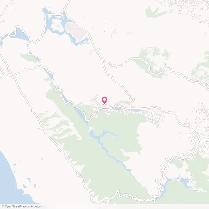Map of the flower delivery area in Lagunitas-Forest Knolls, California