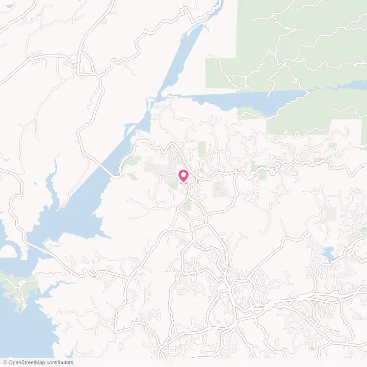 Map of the flower delivery area in Columbia, California