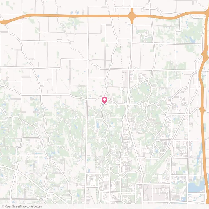 Map of the flower delivery area in Darmstadt, Indiana