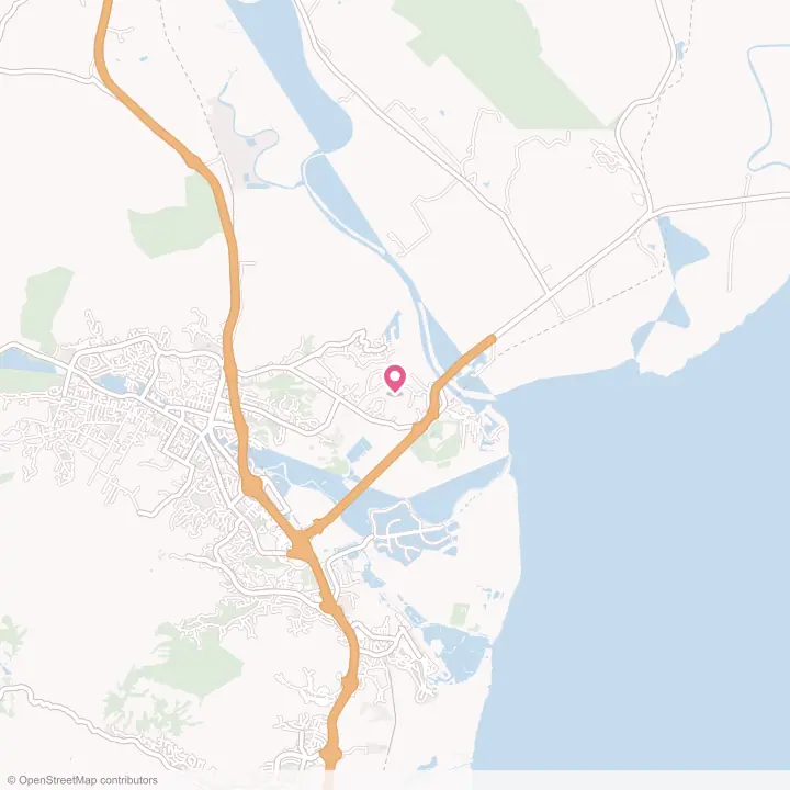 Map of the flower delivery area in Black Point-Green Point, California