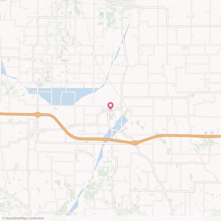 Map of the flower delivery area in Cynthiana, Indiana