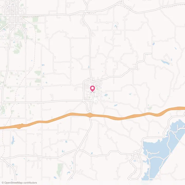 Map of the flower delivery area in Ferdinand, Indiana