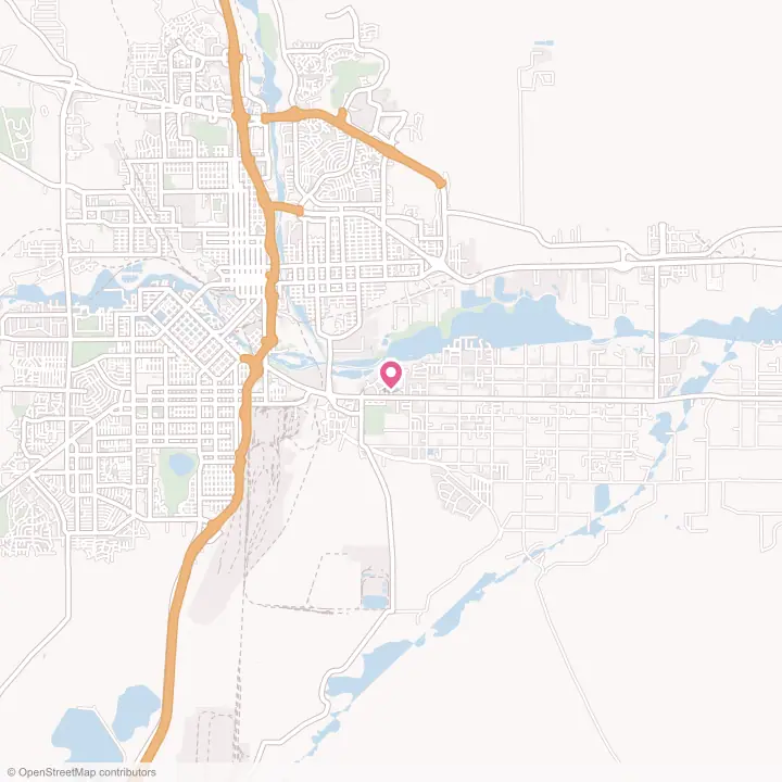 Map of the flower delivery area in Blende, Colorado