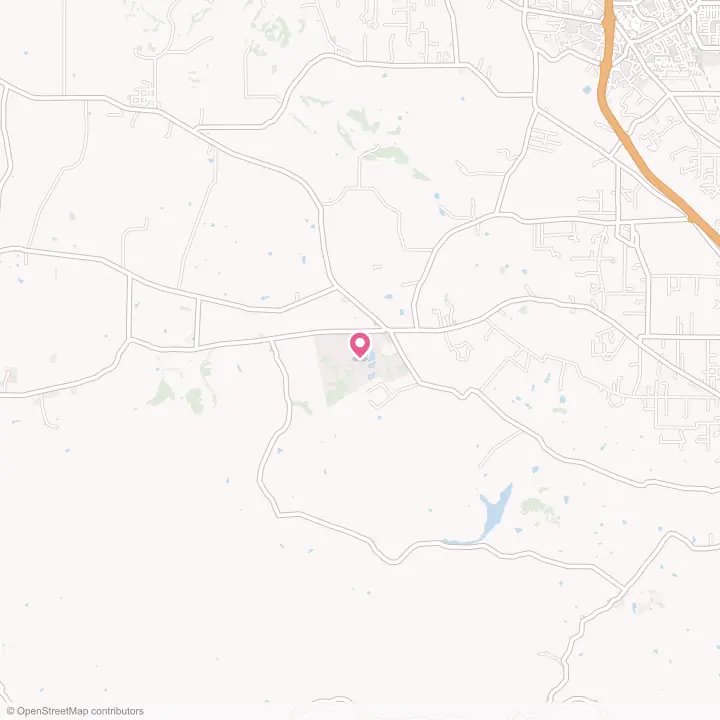 Map of the flower delivery area in Petaluma Center, California
