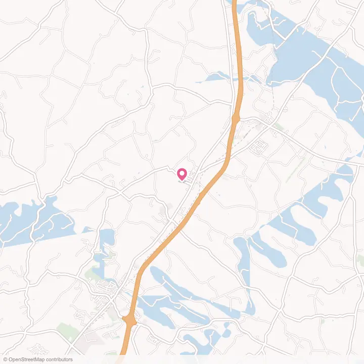 Map of the flower delivery area in Mount Sidney, Virginia
