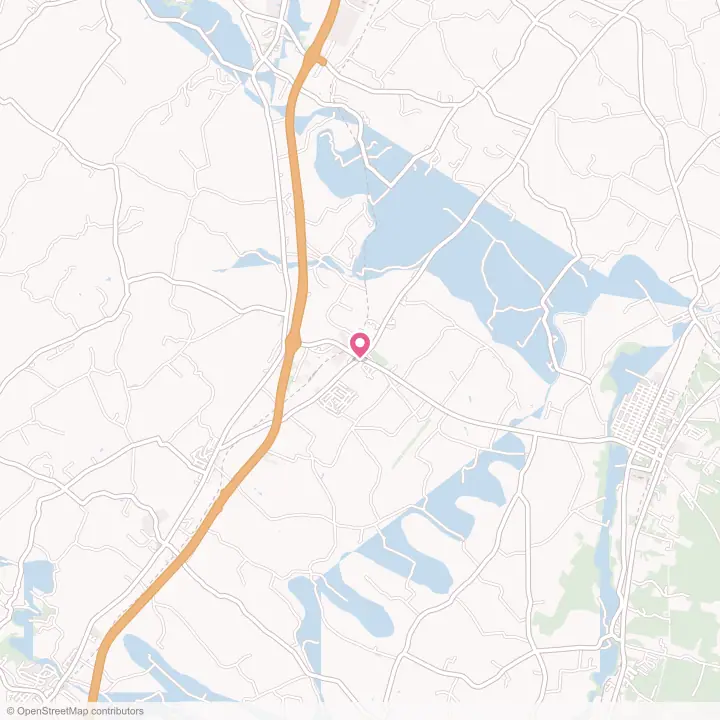 Map of the flower delivery area in Weyers Cave, Virginia