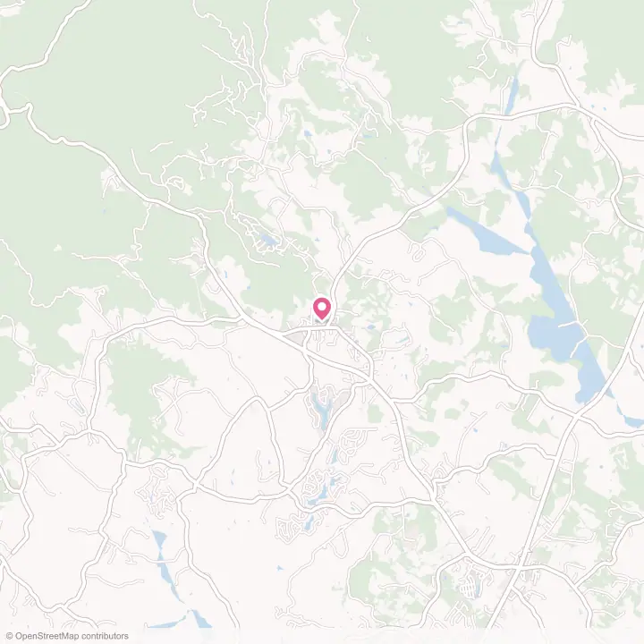 Map of the flower delivery area in Stanardsville, Virginia