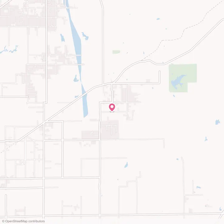 Map of the flower delivery area in Clay, California