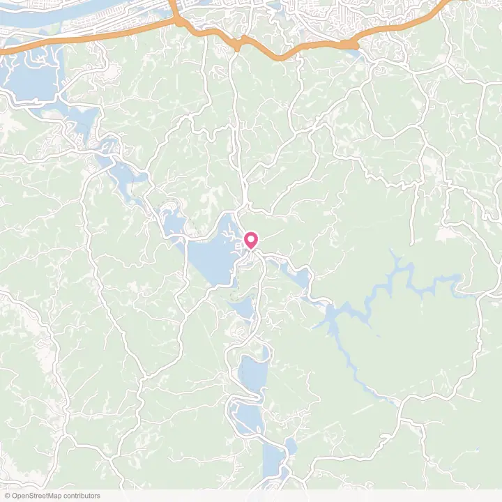 Map of the flower delivery area in Lavalette, West Virginia