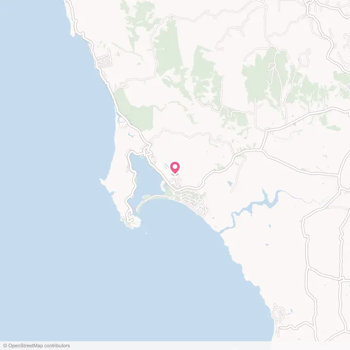 Map of the flower delivery area in Bodega Bay, California