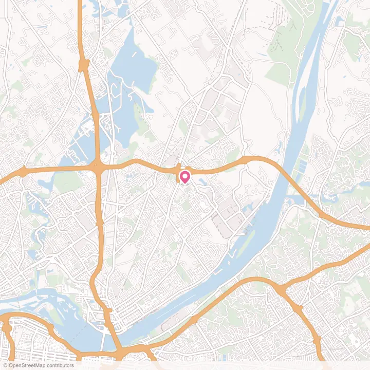 Map of the flower delivery area in Jeffersonville, Indiana