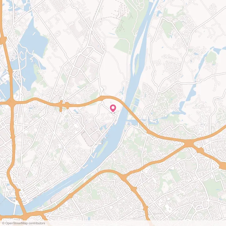 Map of the flower delivery area in Utica, Indiana