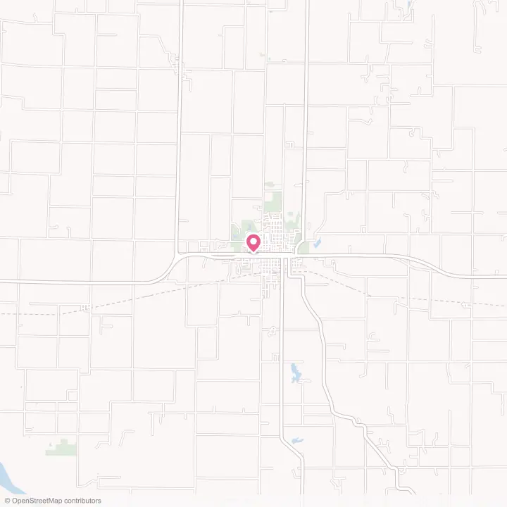 Map of the flower delivery area in Fairfield, Illinois
