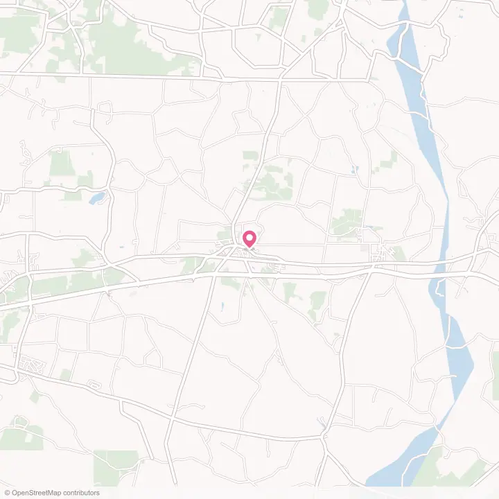 Map of the flower delivery area in Pittsville, Maryland