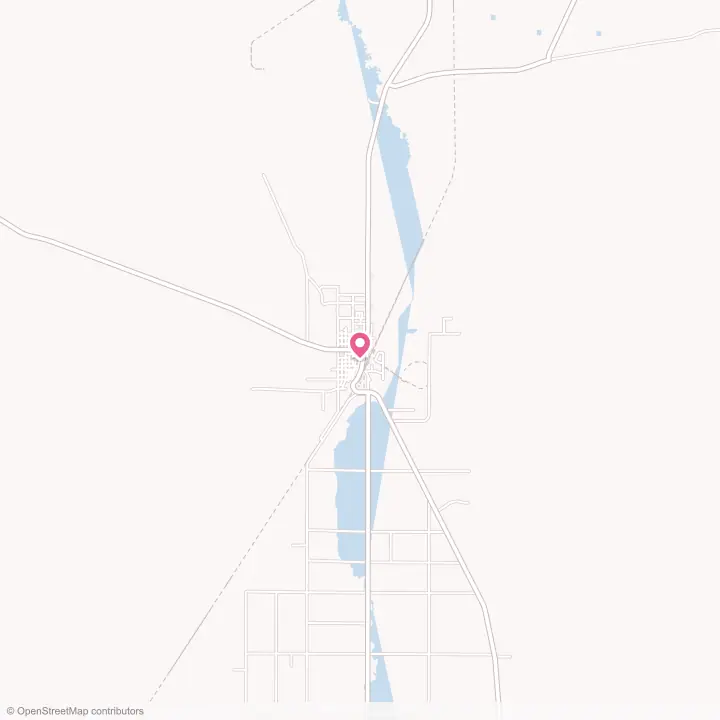 Map of the flower delivery area in Milford, Utah