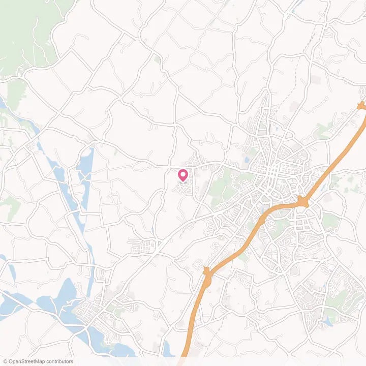 Map of the flower delivery area in Belmont Estates, Virginia