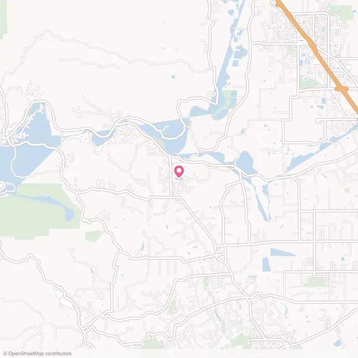 Map of the flower delivery area in Forestville, California