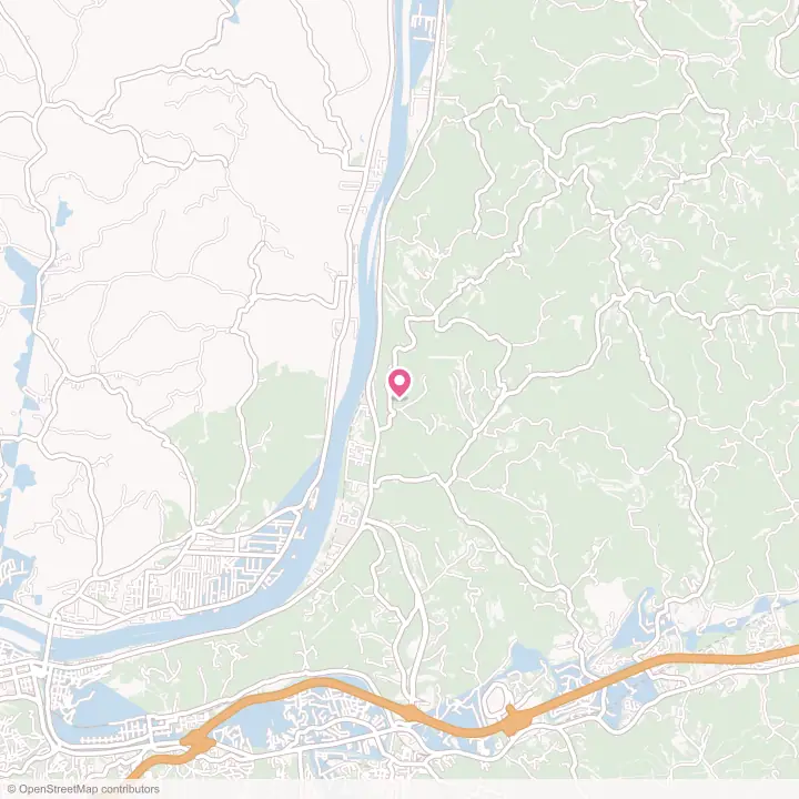 Map of the flower delivery area in Lesage, West Virginia