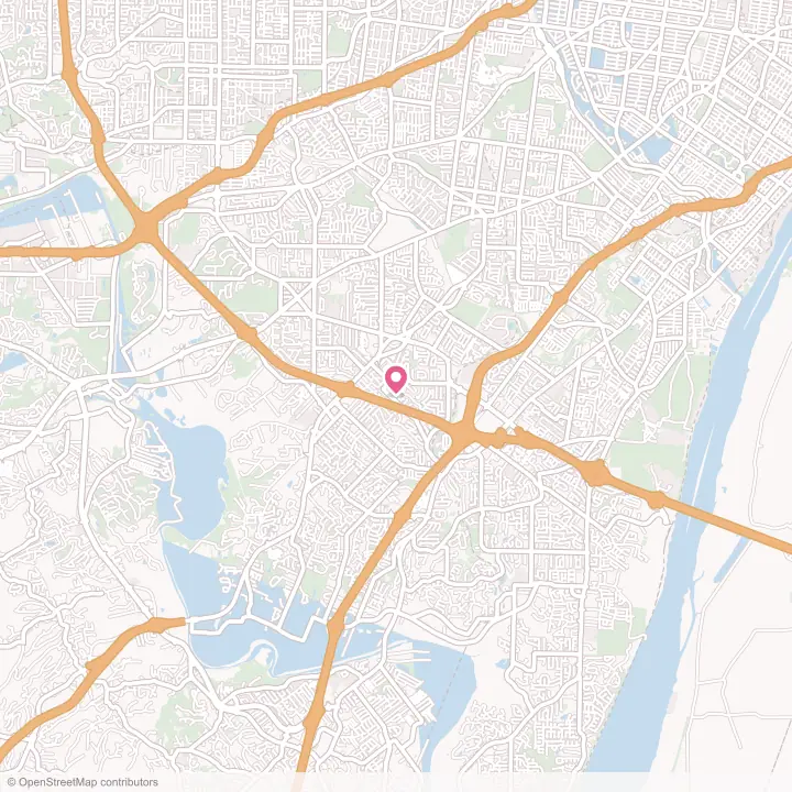 Map of the flower delivery area in Concord, Missouri