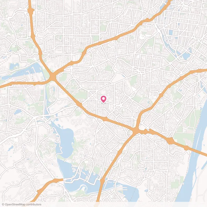 Map of the flower delivery area in Sappington, Missouri