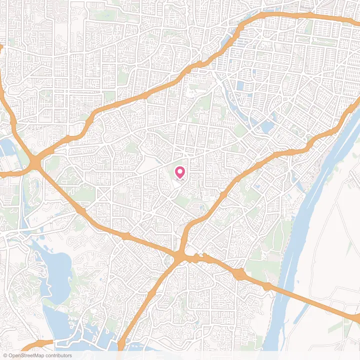 Map of the flower delivery area in Lakeshire, Missouri