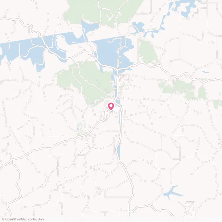 Map of the flower delivery area in French Lick, Indiana