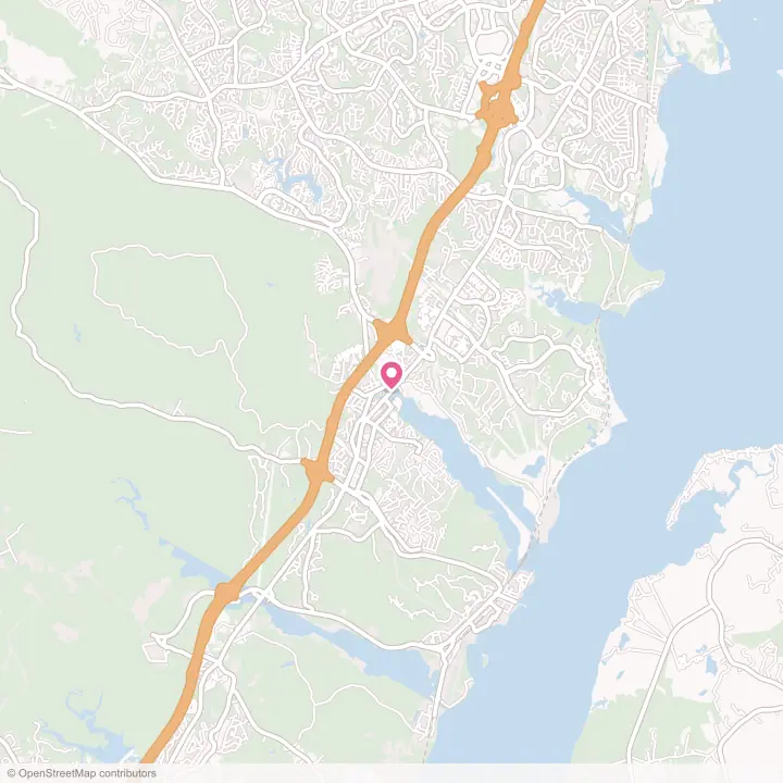 Map of the flower delivery area in Dumfries, Virginia