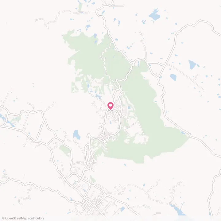 Map of the flower delivery area in Angwin, California