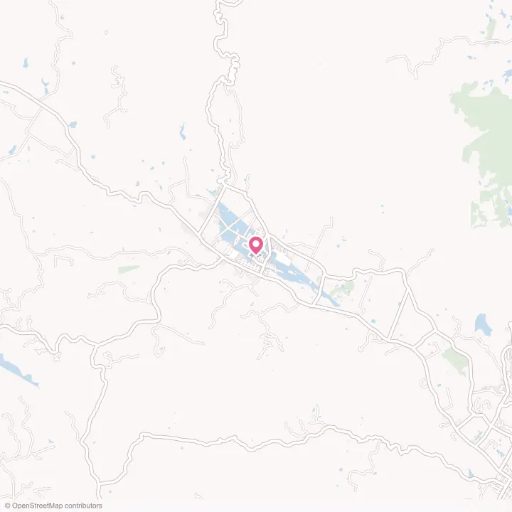 Map of the flower delivery area in Calistoga, California