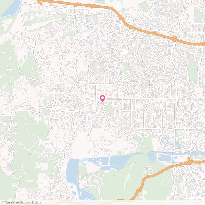 Map of the flower delivery area in Ellisville, Missouri