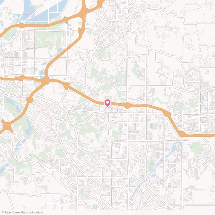 Map of the flower delivery area in Fairview Heights, Illinois