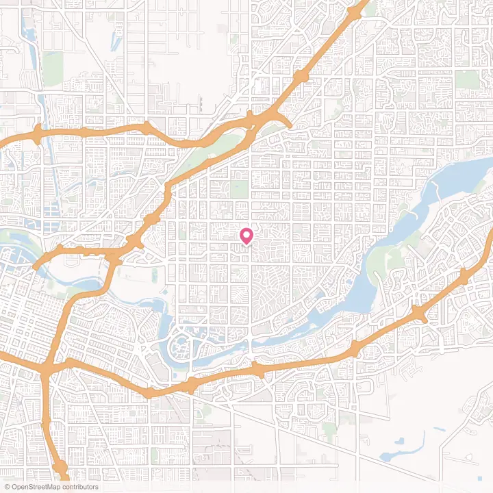Map of the flower delivery area in Arden-Arcade, California